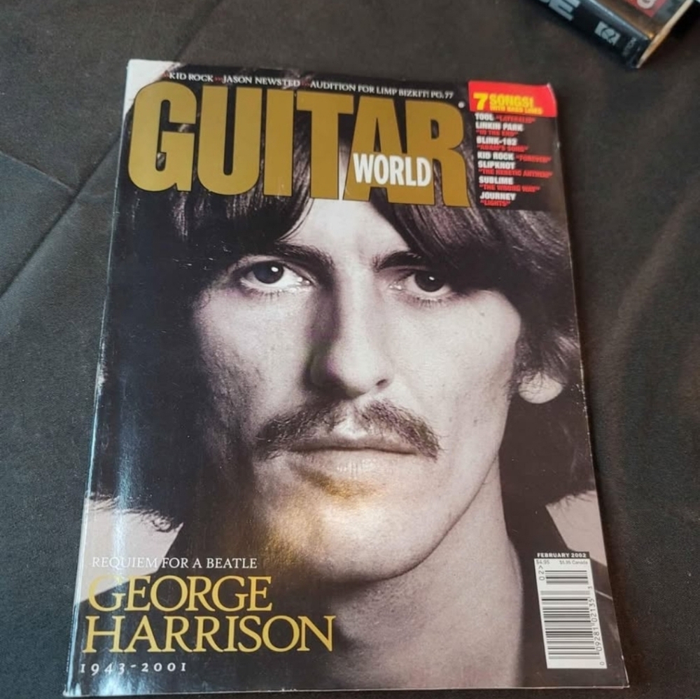 The Beatles Guitar World Magazine Feb 2002 George Harrison 1943-2001 Tribute
